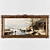 Elegant Bronze Patina Wall Frame 3D model small image 1