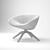 B&B Italia Mart Armchair: Italian Elegance 3D model small image 2