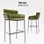 Elegant Armrest Barstool: Debi_Strike-SG-4 3D model small image 1