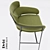 Elegant Armrest Barstool: Debi_Strike-SG-4 3D model small image 2