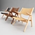 1951 Wegner CH28 Chair 3D model small image 3