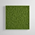 Mossy Panel: Green Square Design 3D model small image 7