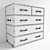 Elegant Catalina Chest: Timeless Design 3D model small image 2