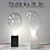 S.M.O.K.E Glass Bubble Lamp 3D model small image 1
