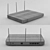 Powerful TP-Link WiFi Router 3D model small image 3