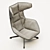 Sculptural Line Lounge Chair 3D model small image 2