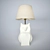 Whimsical Owl Table Lamp 3D model small image 2