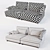 Gossip Modular Sofa: Sleek & Stylish 3D model small image 3