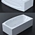 Title: Luxury Acrylic Janie Spa Bath 3D model small image 2
