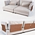 Modular Sofa Bonaldo Gossip: Flexible Elegance 3D model small image 2