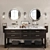 Restoration Hardware Hutton Washstand Collection 3D model small image 2