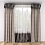 Linen Curtain with Lantern Decor 3D model small image 1