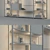 Natevo Continuum Bookcase: Sleek and Spacious 3D model small image 3