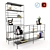 Modern Prairie Bookcase Set by Sauder Boutique 3D model small image 1