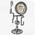 Steampunk Industrial Table Lamp 3D model small image 1