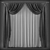 Modern Style Curtains 3D model small image 1