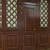 Elegant Wood Door Panels 3D model small image 2