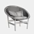 KETTAL Basket Indoor Armchair: Stylish Design for Modern Interiors 3D model small image 3