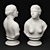 Elegant Woman Sculpture 3D model small image 1