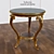 Roberto Giovannini 1141 Gold-Embellished Wooden Table 3D model small image 1