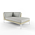 Elegant Lounge Chair 3D model small image 1