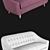 Claudia 3-Seater Fabric Sofa: Comfort meets style! 3D model small image 3