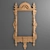 Elegant Carved Frame 3D model small image 1