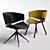 Modern Phoenix Chairs in Various Frame Options 3D model small image 1