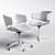 Modern Phoenix Chairs in Various Frame Options 3D model small image 2