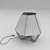 Hexa Honeycomb Table Lamp 3D model small image 3