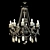 Elegant 10-Light Faustig Chandelier 3D model small image 1