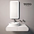 TOTO NC Series Bathroom Vanity Set 3D model small image 1
