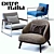 Italian Armchair Set: Kyo, St. Tropez, Daytona 3D model small image 1