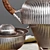 Antique Coffee Set (800K Polygons): High-Quality Silver Serveware 3D model small image 2