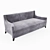 Elegant Louise Bradley Wentworth Sofa: Timeless Beauty for Your Space 3D model small image 2