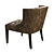Nailhead Tufted Bennett Chair 3D model small image 2