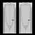 Modern PARS Door - Stylish Design, Customizable 3D model small image 2