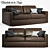 Khalle Sofa: Elegant and Comfortable 3D model small image 1