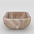 Qurna Marble KM27 - Stylish Wall Basin 3D model small image 1