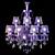 Luxurious Swarovski Strass Chandelier 3D model small image 1