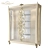 Elegant Diamond Blue Display Cabinet 3D model small image 1