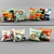 Vintage Vibes: Classic & Retro Route 66 Pillows 3D model small image 2
