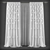 Elegant Window Drapes 3D model small image 1