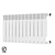 Sleek Aluminum Radiator 3D model small image 1