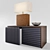 Elegant Lighting and Storage Set with Alex Lamp and Boston Sideboard 3D model small image 1