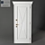 Simphony 711 Bianco Quadri Door 3D model small image 1