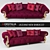 Luxury Baroque Sofa: Oceano's Handcrafted Elegance 3D model small image 1