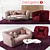 Modern Comfort: Calligaris Sweet Furniture Set 3D model small image 1