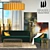 Luxury Art Deco Velvet Furniture Set 3D model small image 1