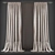 Elegant Window Drapes 3D model small image 1